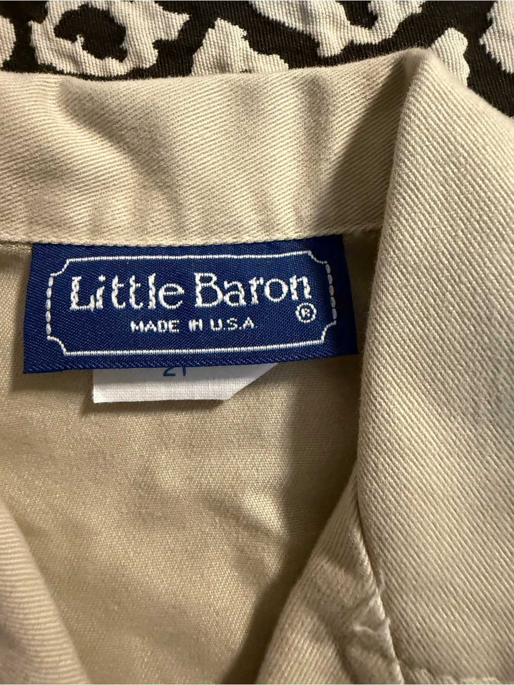 Vintage Little Baron San Diego Zoo Jr Zookeeper Costume Set 2T Safari USA Made - Picture 6 of 7
